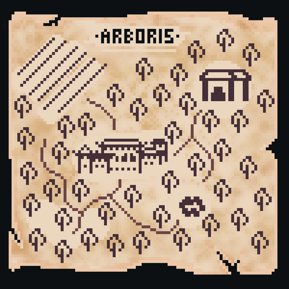 Map of the Arboris area